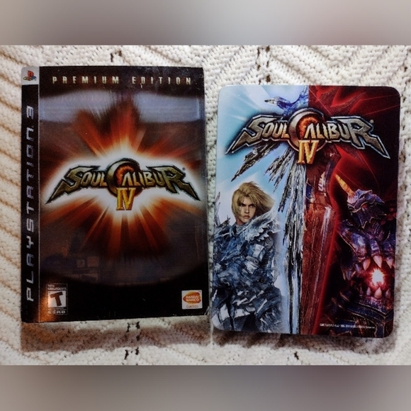 Soul Calibur IV Premium Edition Playstation 3 Game PS3 (Bandai, 2008) Extras - Picture 4 of 13